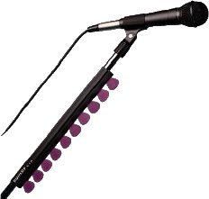 Dunlop Microphone Stand Pick Holder for 12 Picks 5012 (1 piece) Držáky na Trsátka