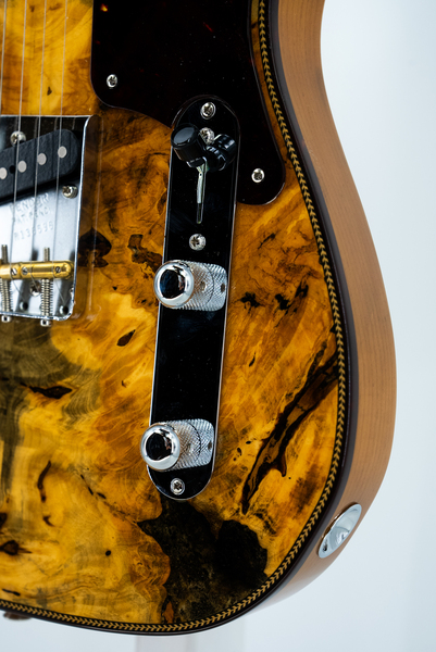 Fender Artisan Buckeye Burl Double Esquire