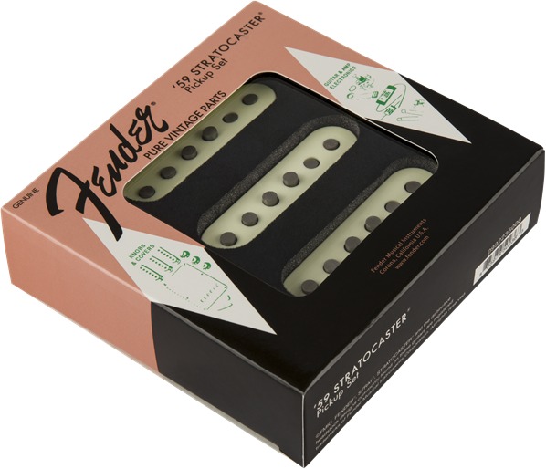 Fender Pure Vintage '59 Strat Pickup Set (vintage white)