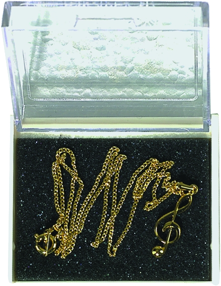 Gewa (Goldfarbig) Clef Necklaces