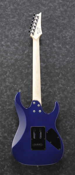 Ibanez GRX70QAL (transparent blue burst, lefthand)