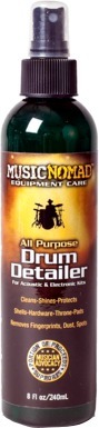 Musicnomad Drum Detailer For Acoustic & Electronic Kits (240ml) Pfegeprodukte für Schlagzeugsets