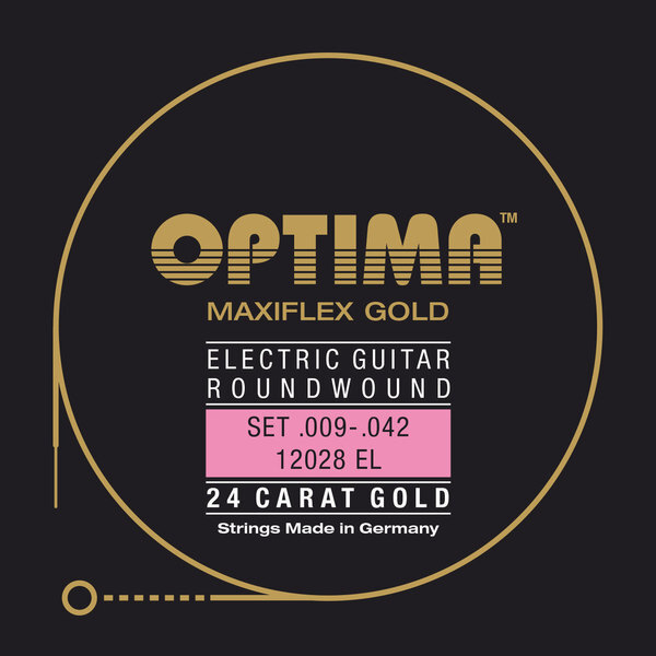 Optima 12028EL Gold Strings .009 Electric Guitar String Sets