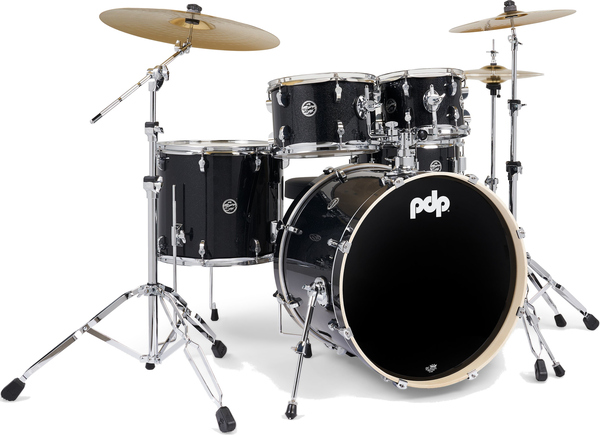 PDP Mainstage 5-Piece Complete Drum Kit (Black Sparkle)