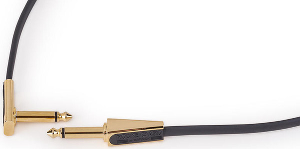 RockBoard Flat Looper/Switcher Connector Cable (100 cm, gold connectors)