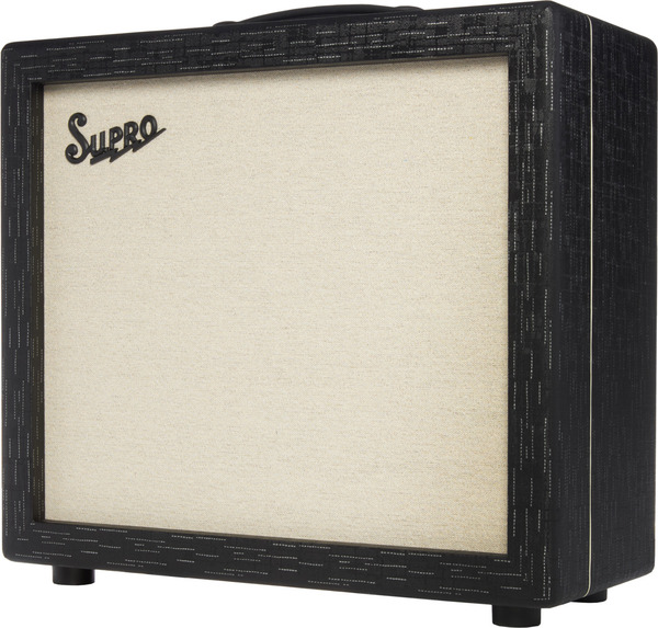Supro Royale 1 x 12 Cabinet Extension (black scandia)