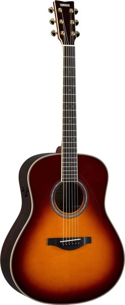 Yamaha LL-TA LL Transacoustic (brown sunburst) Westerngitarre ohne Cutaway, mit Tonabnehmer