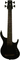Kala Solid Ubass Fretted (black)