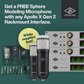 Universal Audio Apollo x16d Essentials+ + Sphere LX Microphone (TB3)